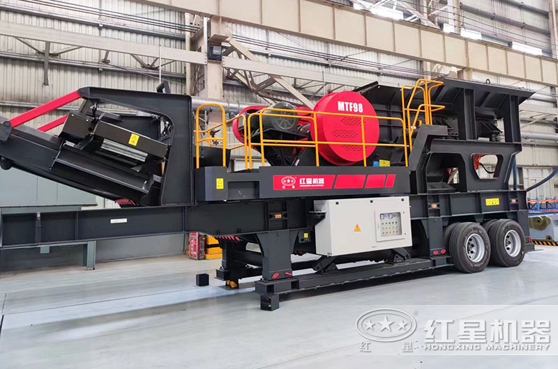 顎式移動破碎站圖片