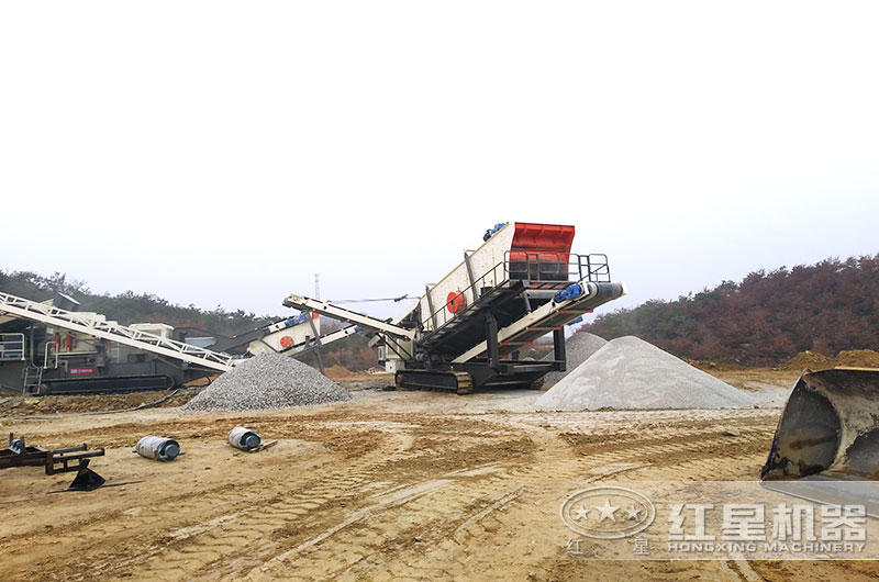 移動破石子機，目前國內比較先進的破碎石子機器